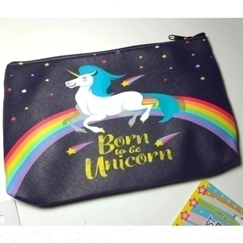 Born To Be Unicorn Bag, Banana Clips, Laces Bundle